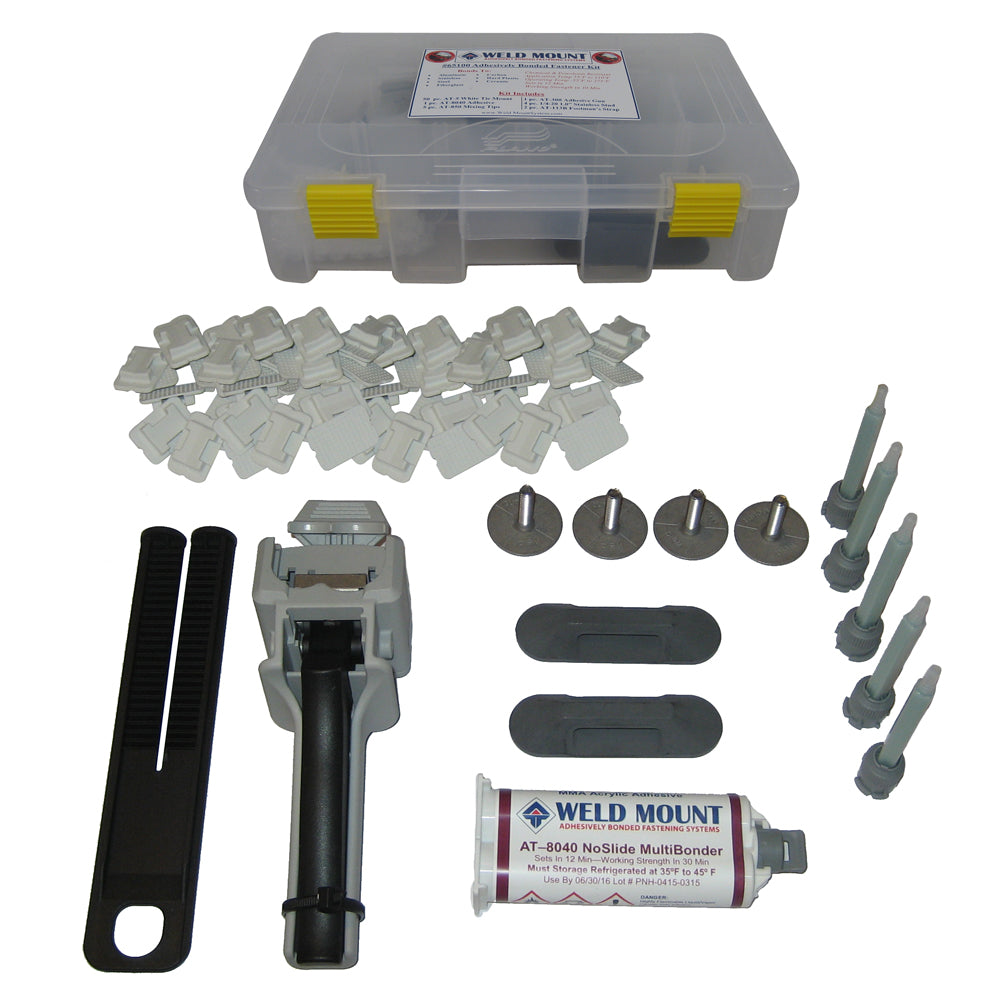 Weld Mount Adhesively Bonded Fastener Kit w/AT 8040 Adhesive [65100] - Premium Tools from Weld Mount - Just $129.99! 