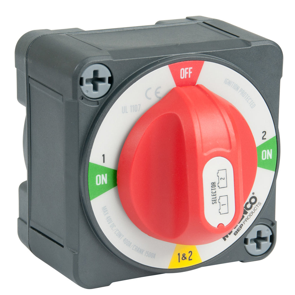 BEP Pro Installer 400A EZ-Mount Battery Selector Switch (1-2-Both-Off) [771-S-EZ] - Premium Battery Management from BEP Marine - Just $61.99! 