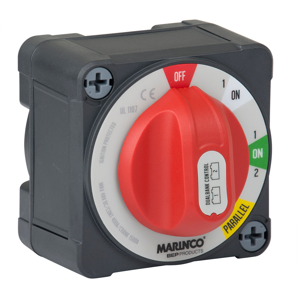 BEP Pro Installer 400a EZ-Mount Dual Bank Control Battery Switch - MC10 [772-DBC-EZ] - Premium Battery Management from BEP Marine - Just $74.99! 