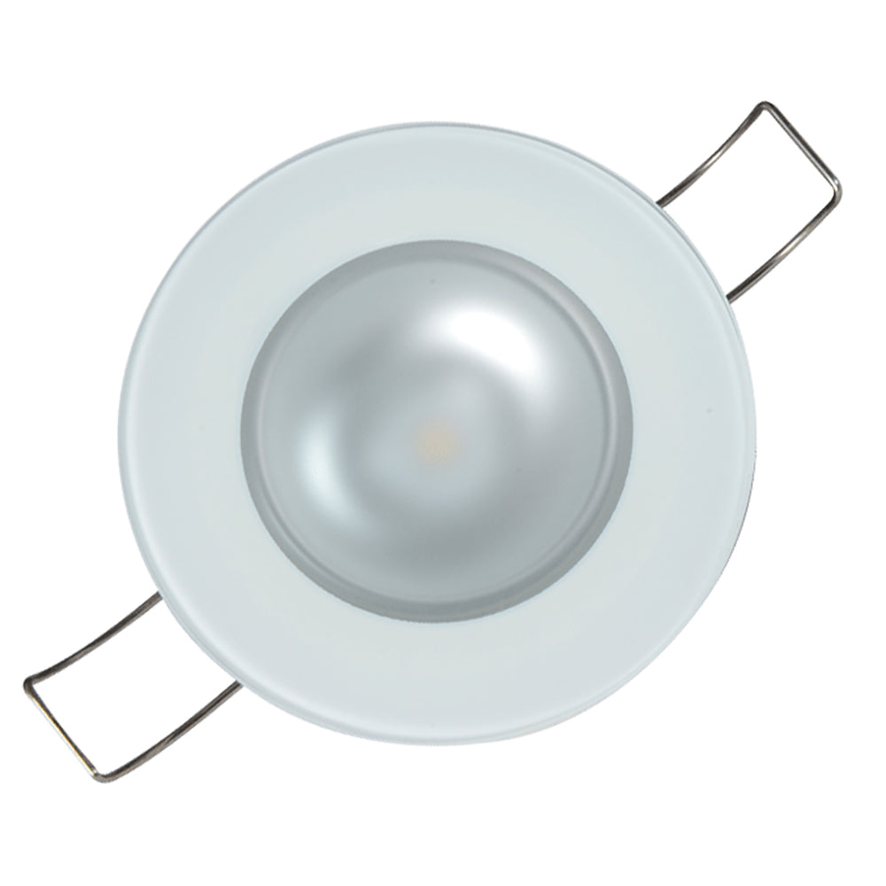 Lumitec Mirage Flush Mount Down Light Spectrum RGBW - Glass Bezel [113197] - Premium Dome/Down Lights from Lumitec - Just $108.99! Shop now at Boat Gear Depot