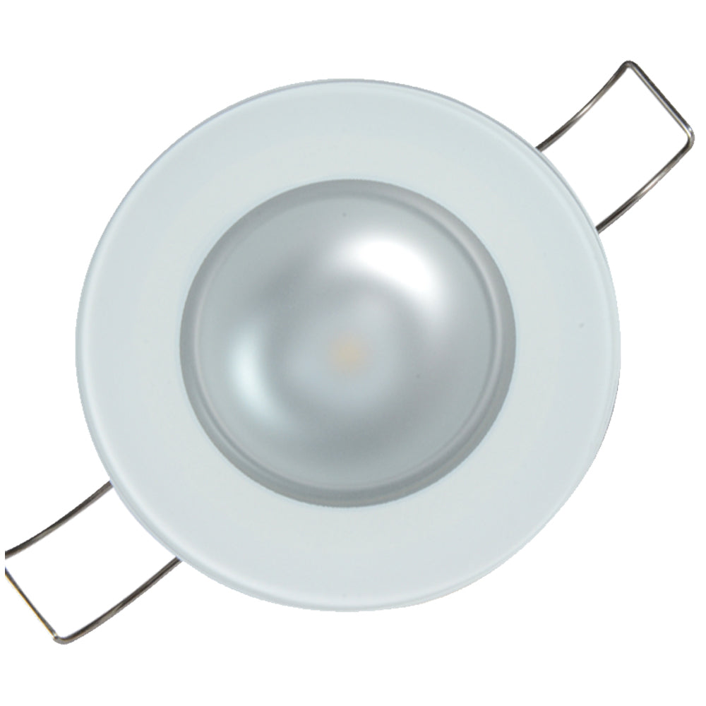 Lumitec Mirage Flush Mount Down Light Spectrum RGBW - Glass Bezel [113197] - Premium Dome/Down Lights from Lumitec - Just $108.99! Shop now at Boat Gear Depot