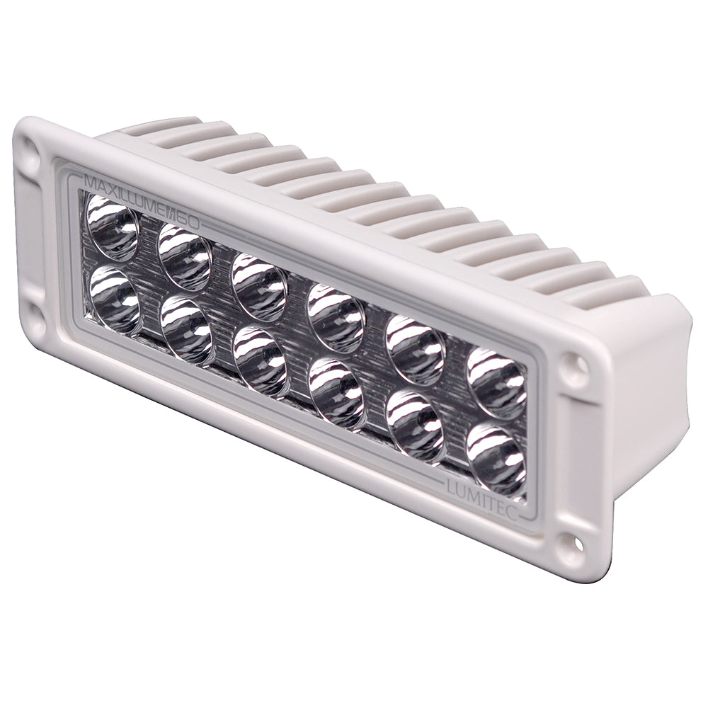 Lumitec Maxillumeh60 - Flush Mount Flood Light - White Housing - White Dimming [101336] - Premium Flood/Spreader Lights from Lumitec - Just $416.99! 