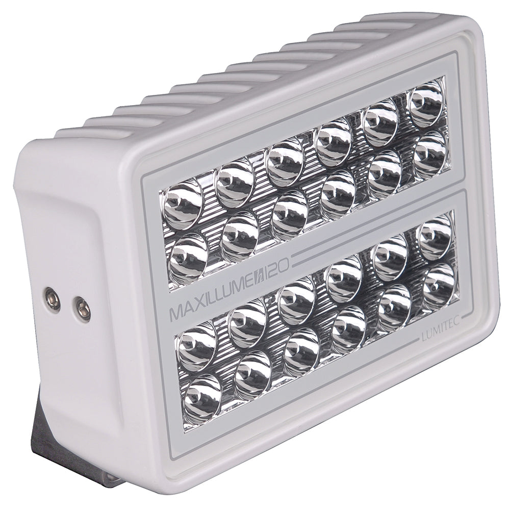 Lumitec Maxillume h120 - Trunnion Mount Flood Light - White Housing - White Dimming [101346] - Premium Flood/Spreader Lights from Lumitec - Just $606.99! 