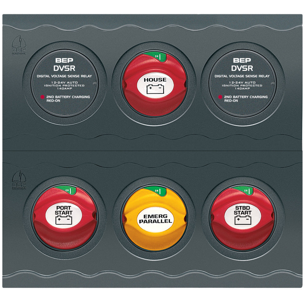 BEP Battery Management Contour Connect Panel f/Twin Engines w/VSR's [CC-803N] - Premium Battery Management from BEP Marine - Just $365.99! 