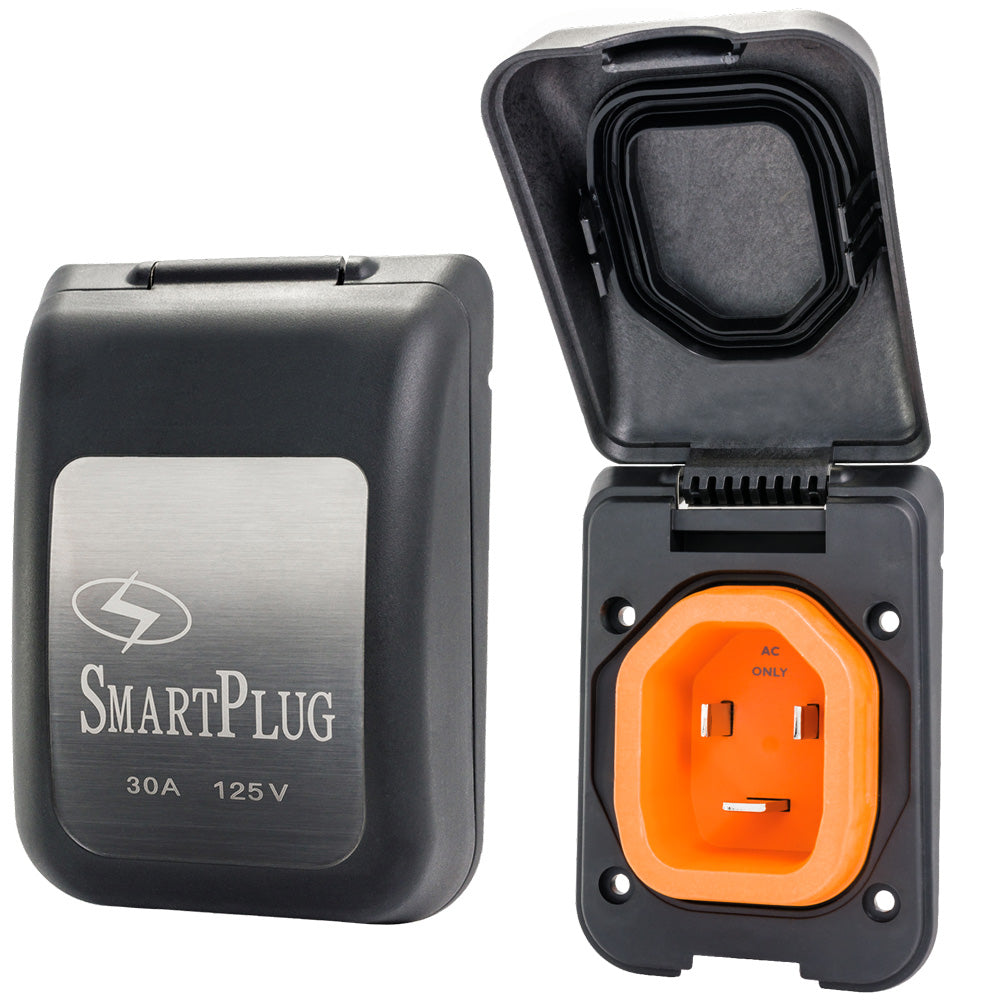SmartPlug 30 AMP Male Non-Metallic Inlet Cover - Black [BM30PB] - Brand_SmartPlug, Electrical, Electrical | Accessories, MAP - SmartPlug - Accessories