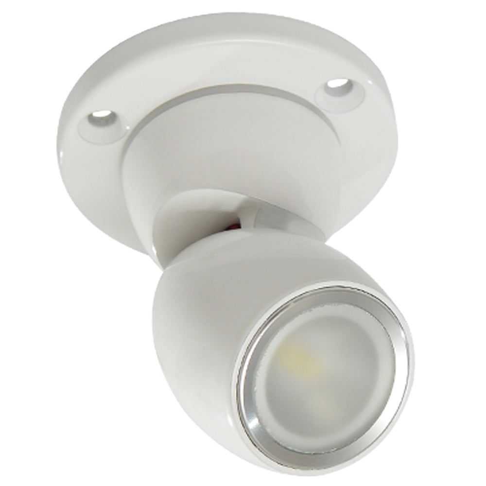 Lumitec GAI2 White Dimming/Red & Blue Non-Dimming Heavy Duty Base - White Housing [111802] - Premium Interior / Courtesy Light from Lumitec - Just $185.99! Shop now at Boat Gear Depot