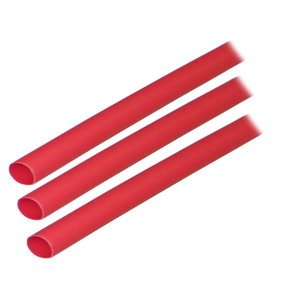 Ancor Adhesive Lined Heat Shrink Tubing (ALT) - 1/4" x 3" - 3-Pack - Red [303603] - Premium Wire Management from Ancor - Just $2.99! 