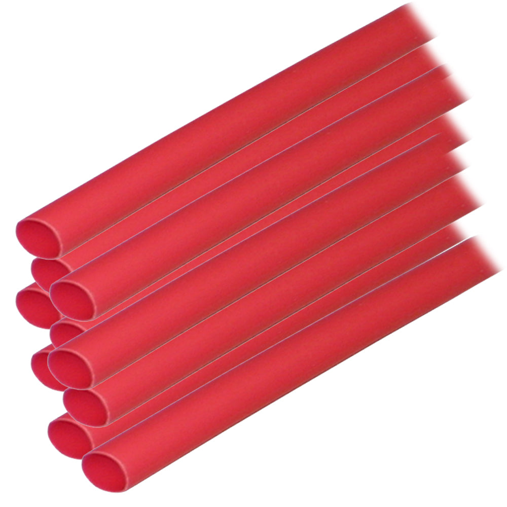 Ancor Adhesive Lined Heat Shrink Tubing (ALT) - 1/4" x 6" - 10-Pack - Red [303606] - Premium Wire Management from Ancor - Just $14.99! 