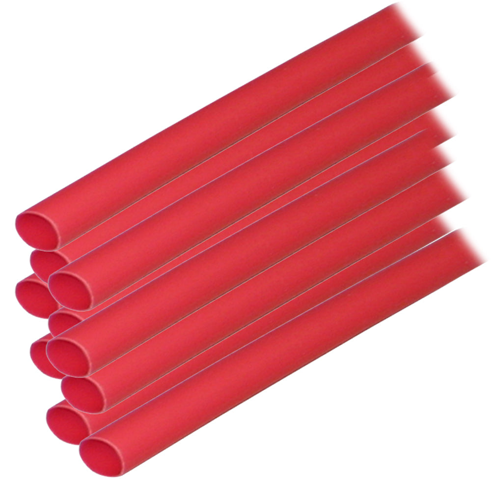 Ancor Adhesive Lined Heat Shrink Tubing (ALT) - 1/4" x 12" - 10-Pack - Red [303624] - 1st Class Eligible, Brand_Ancor, Electrical, Electrical | Wire Management - Ancor - Wire Management