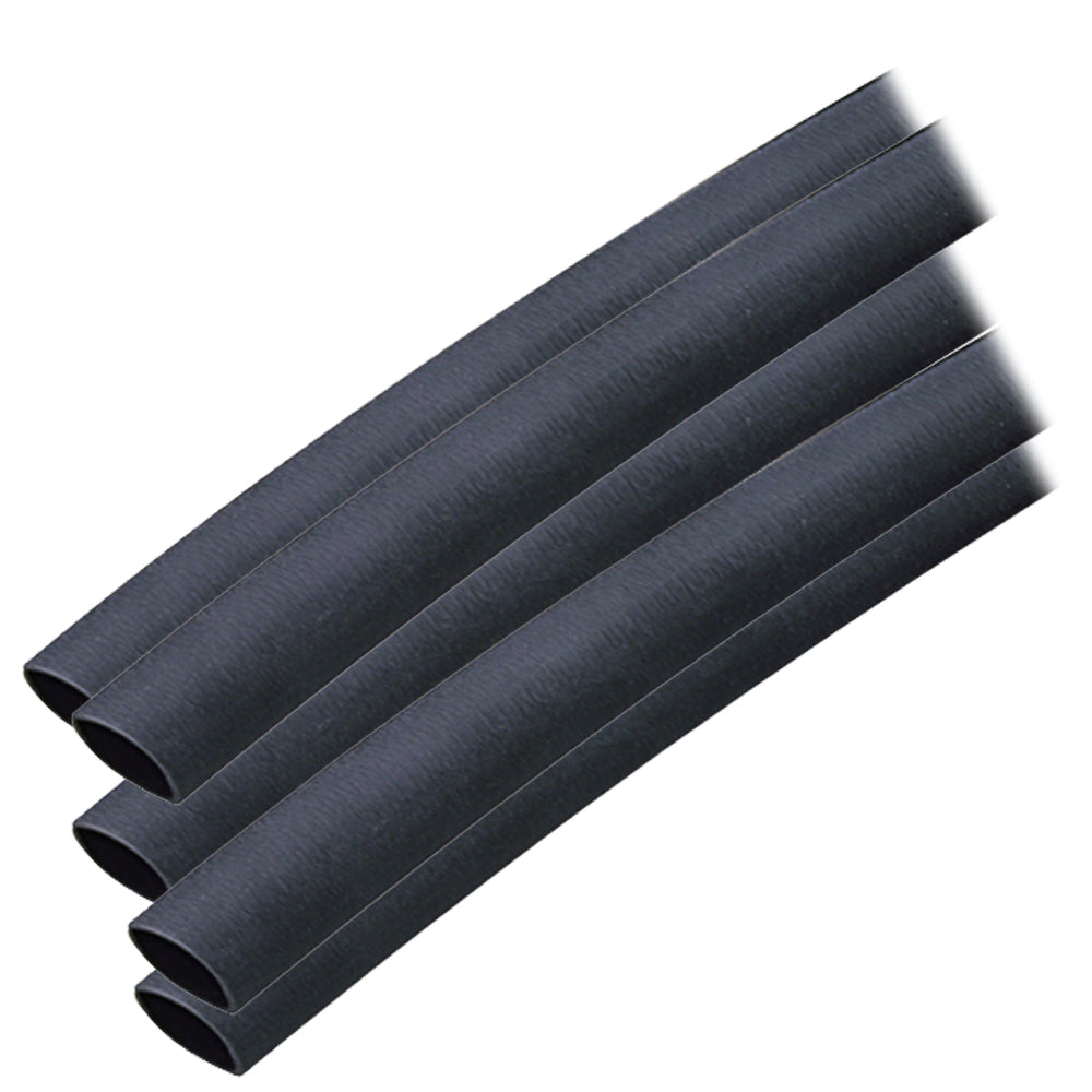 Ancor Adhesive Lined Heat Shrink Tubing (ALT) - 3/8" x 6" - 5-Pack - Black [304106] - Premium Wire Management from Ancor - Just $8.99! 