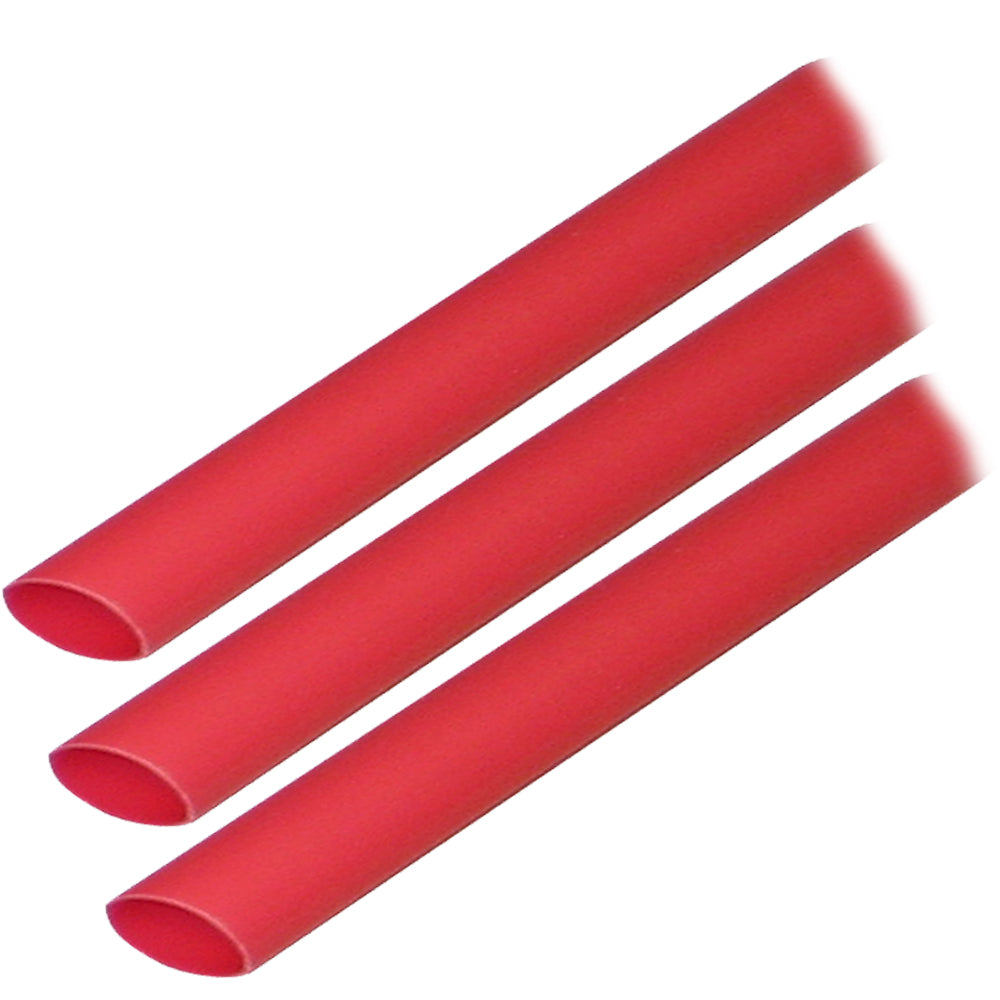 Ancor Adhesive Lined Heat Shrink Tubing (ALT) - 3/8" x 3" - 3-Pack - Red [304603] - Premium Wire Management from Ancor - Just $3.99! 