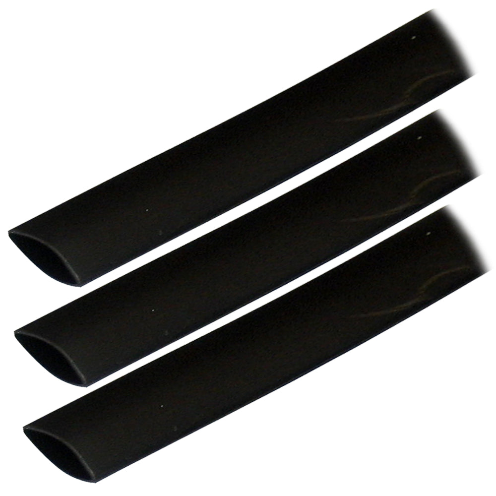 Ancor Adhesive Lined Heat Shrink Tubing (ALT) - 3/4" x 3" - 3-Pack - Black [306103] - Premium Wire Management from Ancor - Just $5.99! 