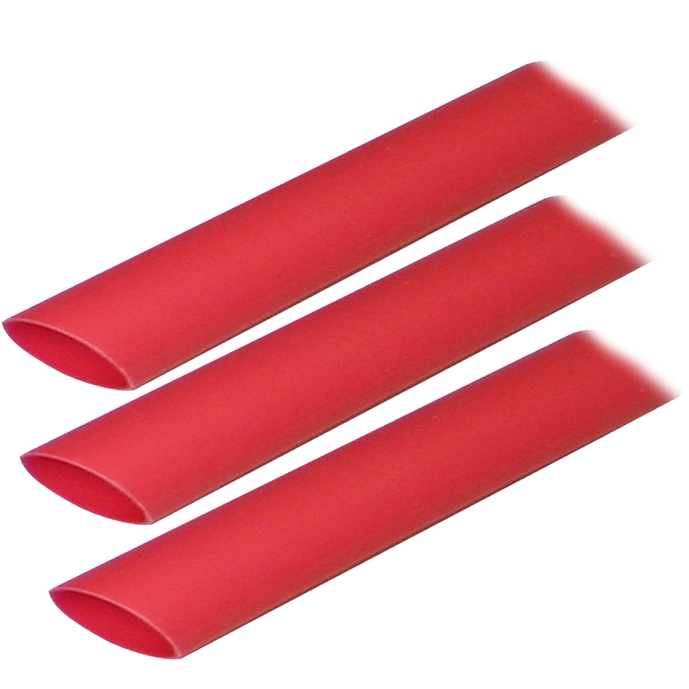 Ancor Adhesive Lined Heat Shrink Tubing (ALT) - 3/4" x 3" - 3-Pack - Red [306603] - Premium Wire Management from Ancor - Just $5.99! 