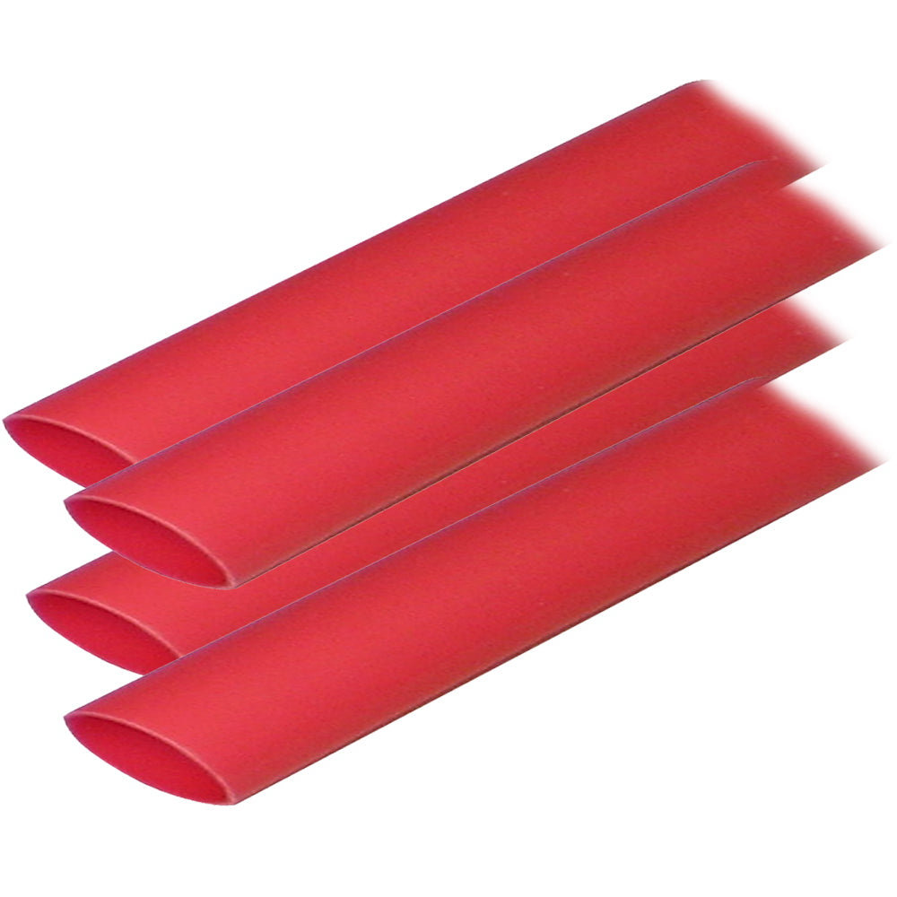 Ancor Adhesive Lined Heat Shrink Tubing (ALT) - 3/4" x 12" - 4-Pack - Red [306624] - Premium Wire Management from Ancor - Just $23.99! 