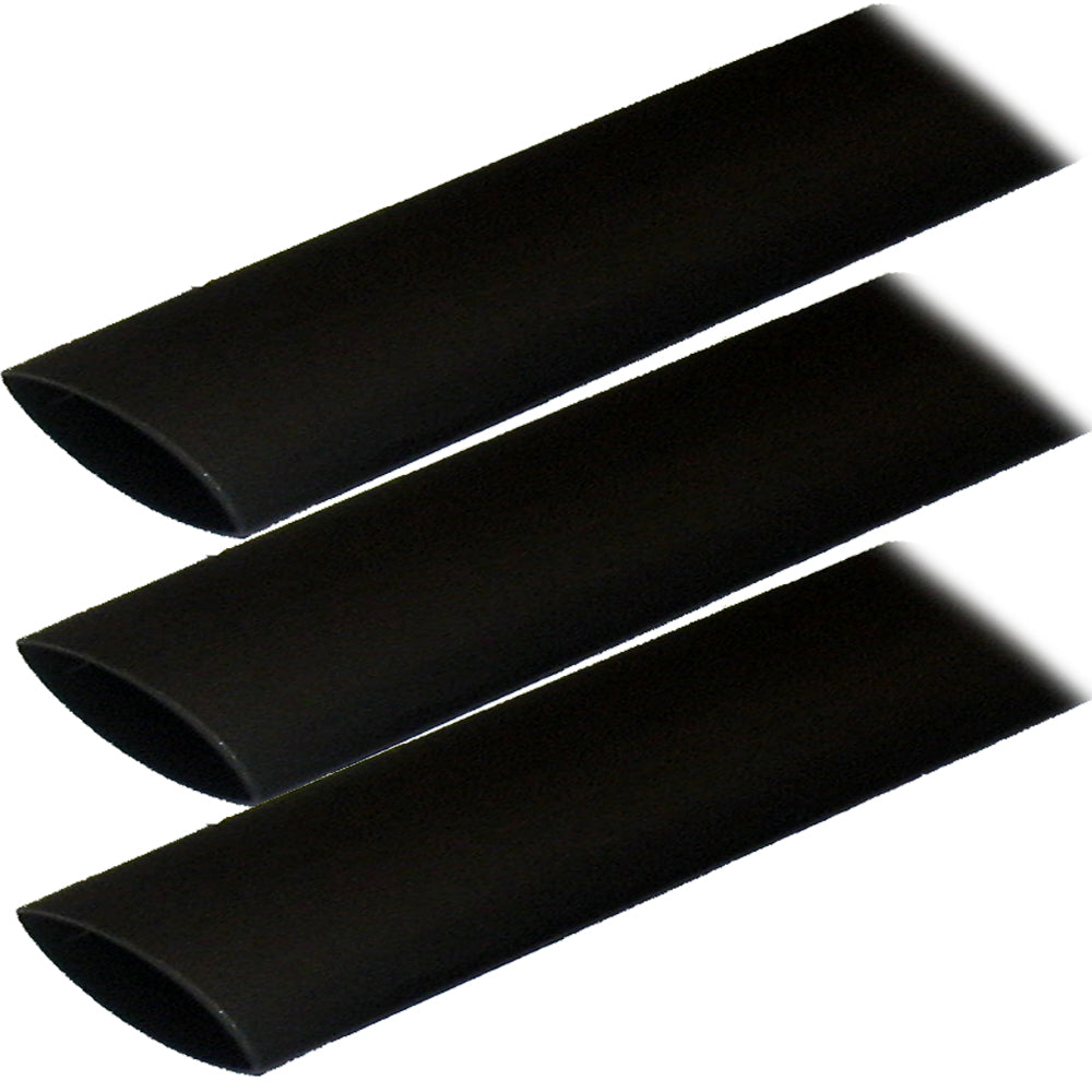 Ancor Adhesive Lined Heat Shrink Tubing (ALT) - 1" x 3" - 3-Pack - Black [307103] - Premium Wire Management from Ancor - Just $6.99! 