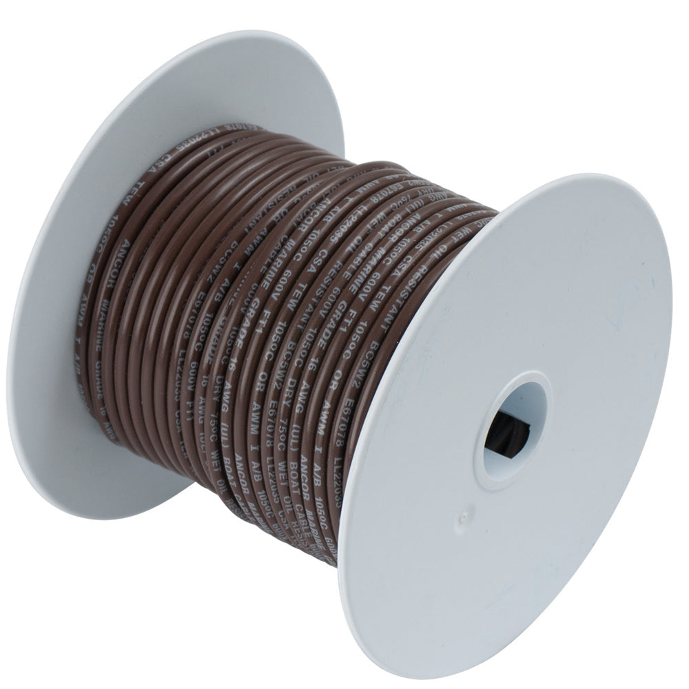 Ancor Brown 18 AWG Tinned Copper Wire - 500' [100250A] - Premium Wire from Ancor - Just $52.99! 