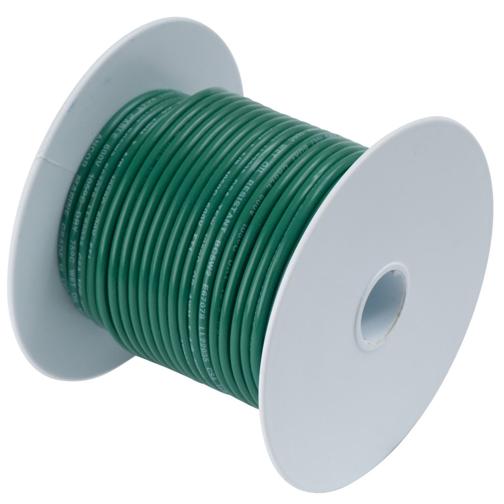 Ancor Green 18 AWG Tinned Copper Wire - 35' [180303] - Premium Wire from Ancor - Just $6.99! 