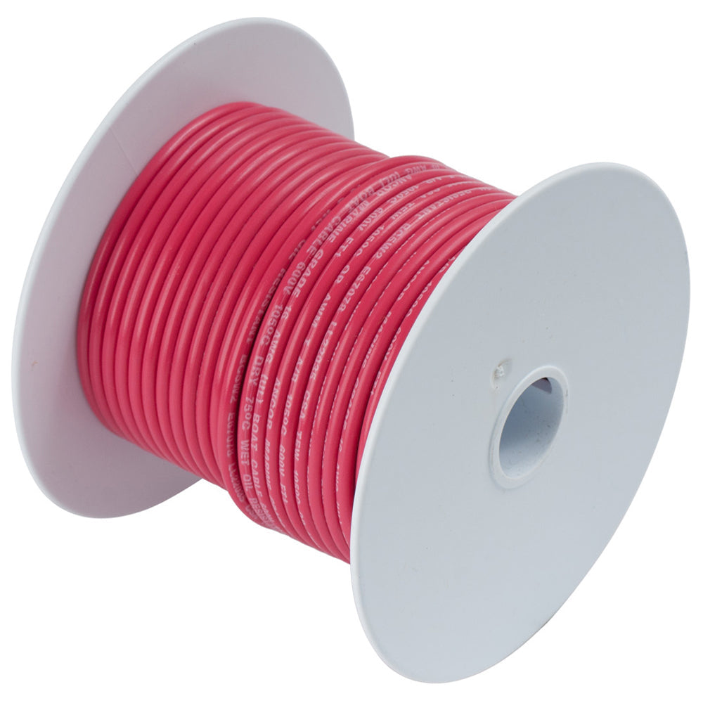 Ancor Red 18 AWG Tinned Copper Wire - 35' [180803] - Premium Wire from Ancor - Just $6.99! 