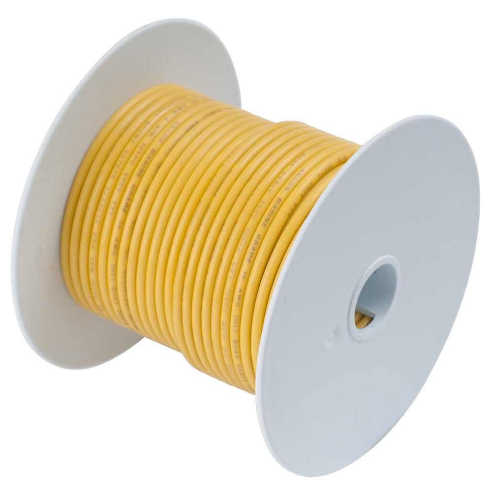 Ancor Yellow 18 AWG Tinned Copper Wire - 35' [181003] - Premium Wire from Ancor - Just $6.99! 