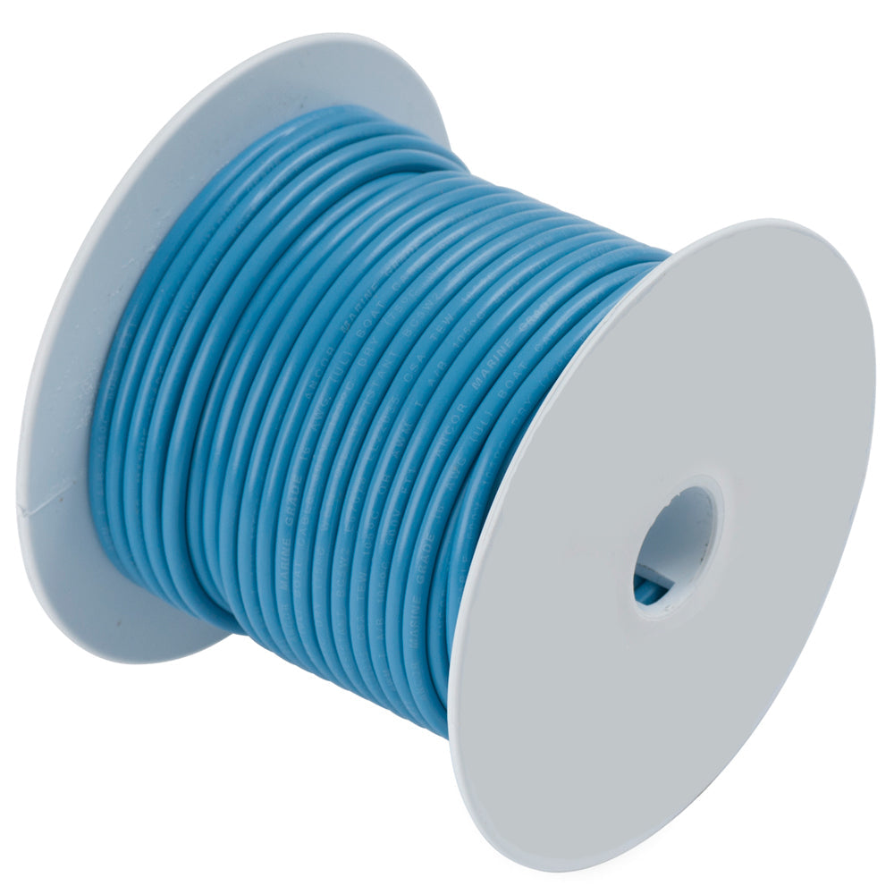 Ancor Light Blue 16 AWG Tinned Copper Wire - 100' [101910] - Premium Wire from Ancor - Just $15.99! 