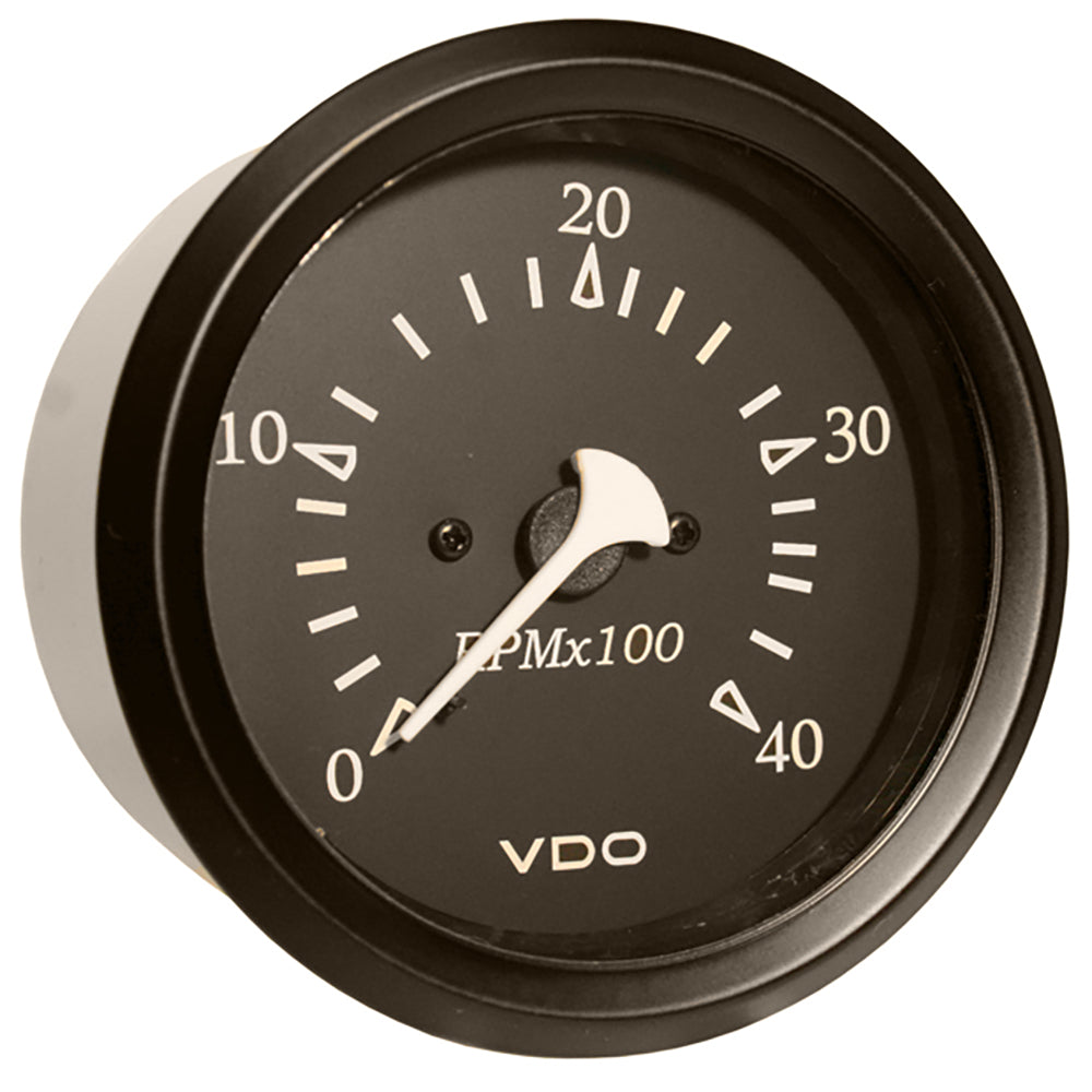 VDO Cockpit Marine 85mm (3-3/8") Diesel Tachometer - Black Dial/Bezel [333-11797] - Premium Gauges from VDO - Just $69.99! 