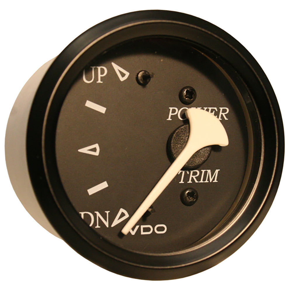 VDO Cockpit Marine Trim Gauge - f/Evinrude and Johnson Engines - Black Dial/Bezel [382-11804] - Premium Gauges from VDO - Just $20.99! 