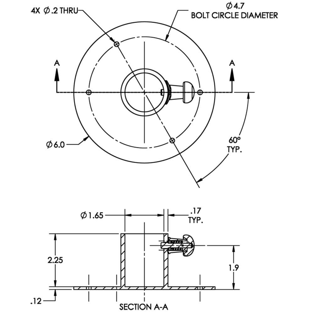 TACO Stainless Steel Table Base w/Locking Pin [F16-0006L] - Premium Accessories from TACO Marine - Just $104.99! 