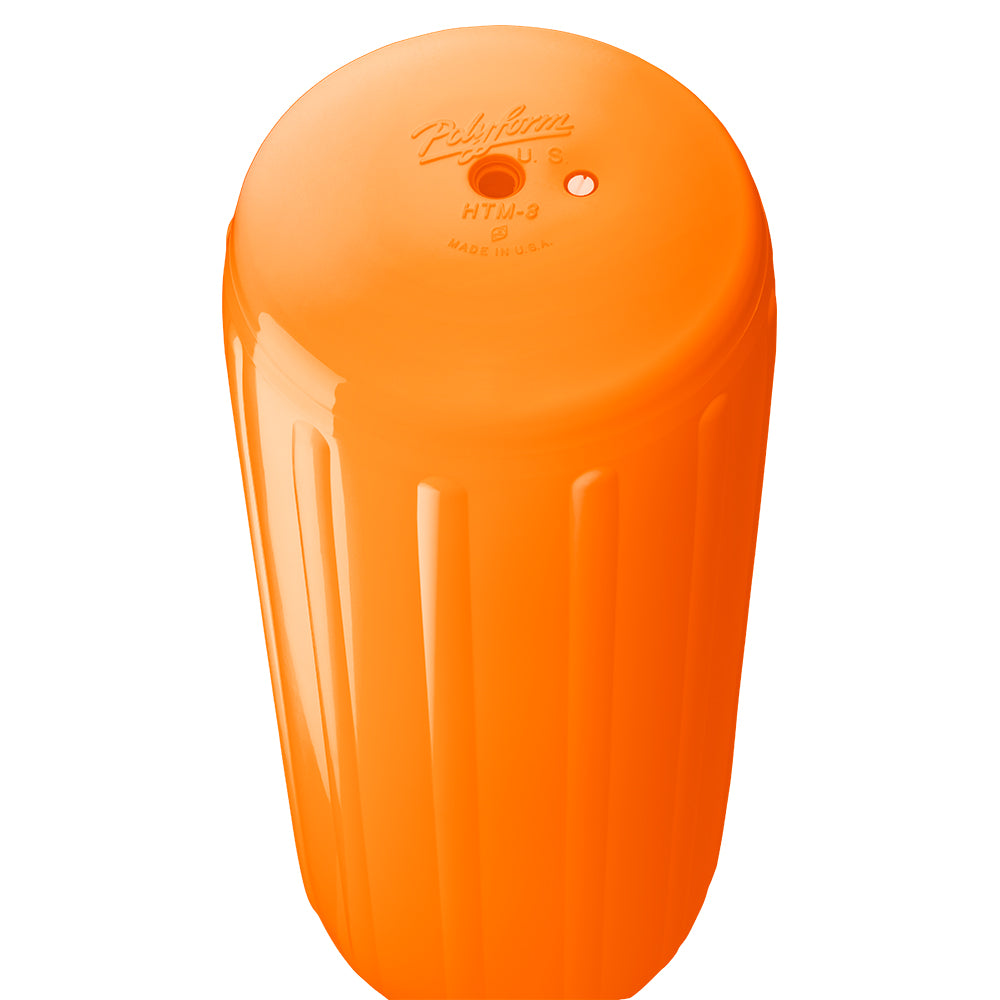 Polyform HTM-3 Fender 10.5" x 27" - Orange [HTM-3-ORANGEWO] - Premium Fenders from Polyform U.S. - Just $104.99! Shop now at Boat Gear Depot