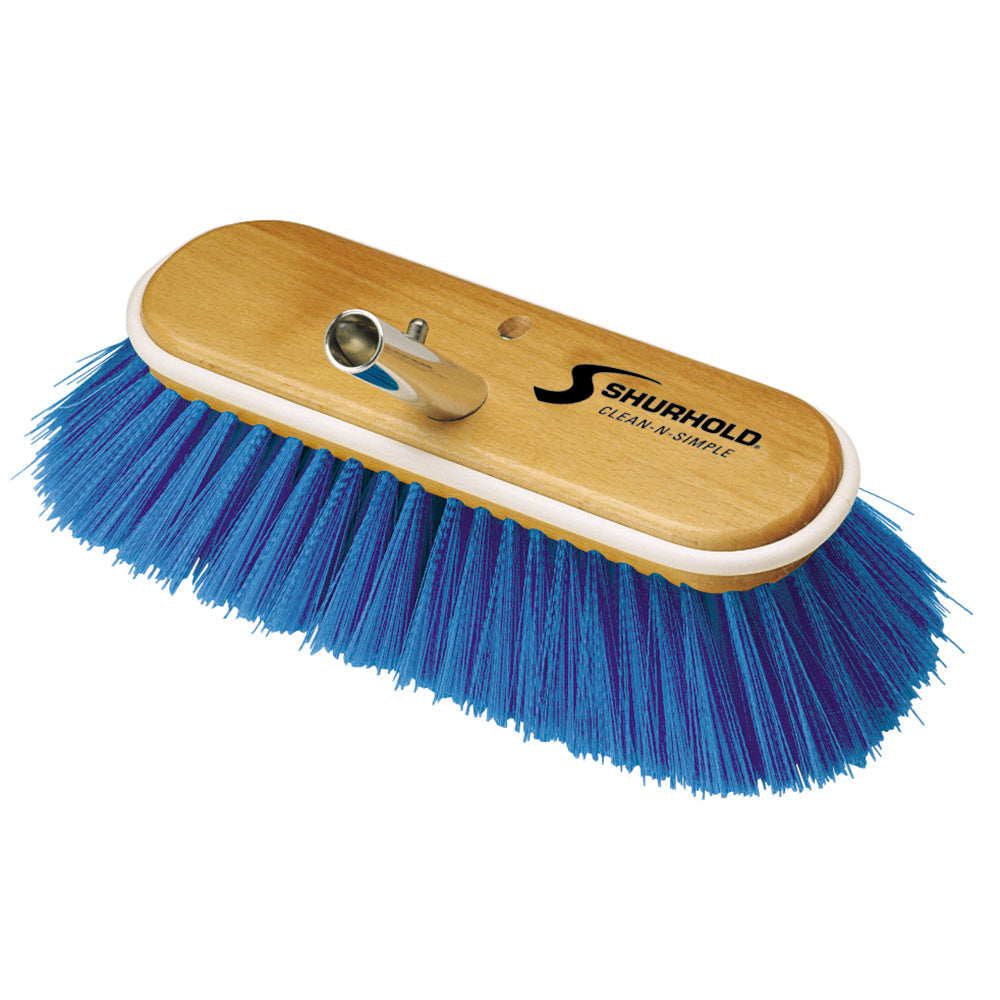 Shurhold 10" Extra-Soft Deck Brush - Blue Nylon Bristles [975] - Boat Outfitting, Boat Outfitting | Cleaning, Brand_Shurhold, MRP, Winterizing, Winterizing | Cleaning - Shurhold - Cleaning