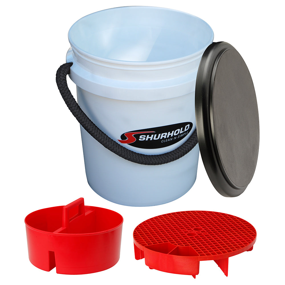 Shurhold One Bucket Kit - 5 Gallon - White [2461] - Premium Cleaning from Shurhold - Just $59.98! 