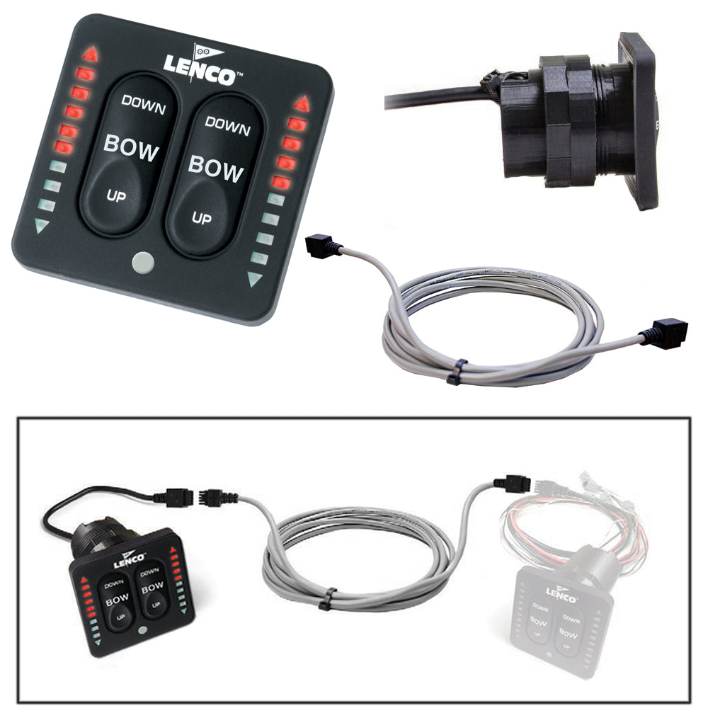 Lenco Flybridge Kit f/ LED Indicator Key Pad f/All-In-One Integrated Tactile Switch - 20' [11841-002] - Premium Trim Tab Accessories from Lenco Marine - Just $191.99! 