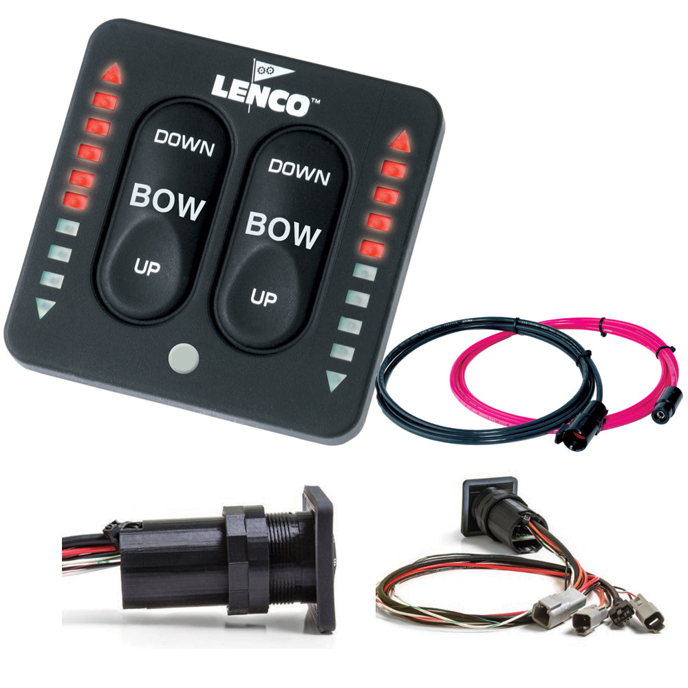 Lenco LED Indicator Integrated Tactile Switch Kit w/Pigtail f/Dual Actuator Systems [15171-001] - Premium Trim Tab Accessories from Lenco Marine - Just $432.99! 