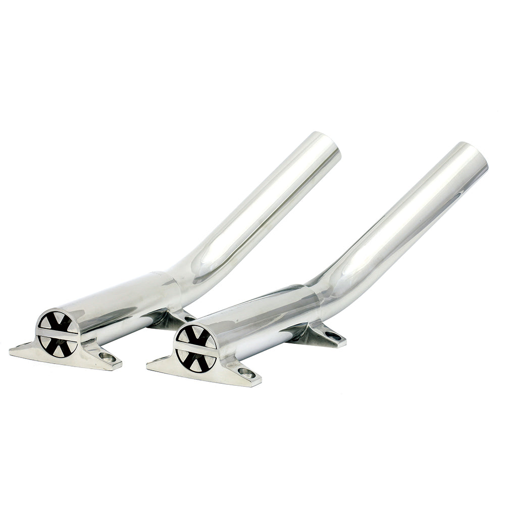 Tigress Side Mount Outrigger Holders - Cast 316 S.S. - 1-1/8" I.D.-Pair [88505] - Premium Outrigger Accessories from Tigress - Just $301.99! 