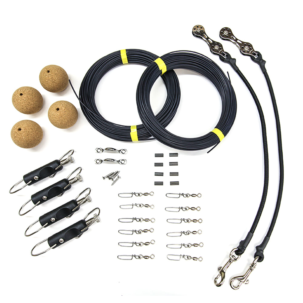 Tigress Ultimate Rigging Kit - 400lb Black Mono [88605-1] - Premium Outrigger Accessories from Tigress - Just $258.99! 