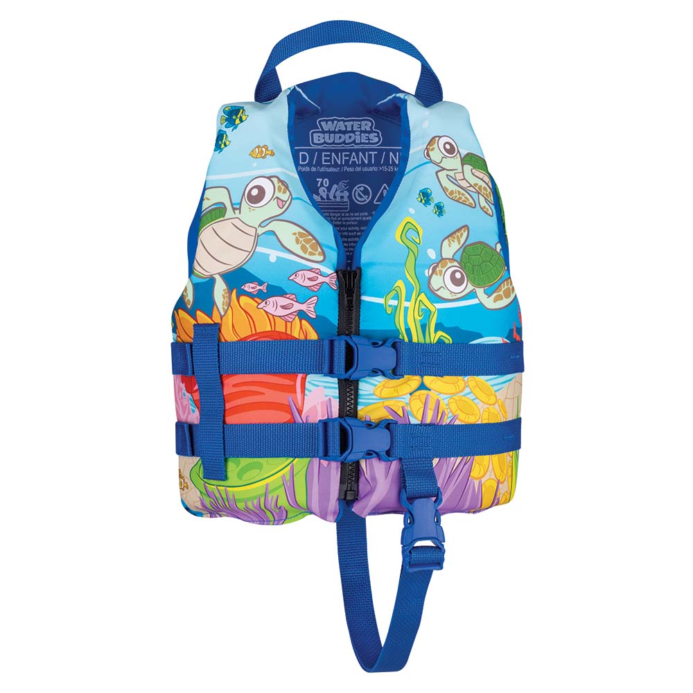 Full Throttle Water Buddies Vest - Child 30-50lbs - Turtle [104300-500-001-17] - Premium Personal Flotation Devices from Full Throttle - Just $25.99! 