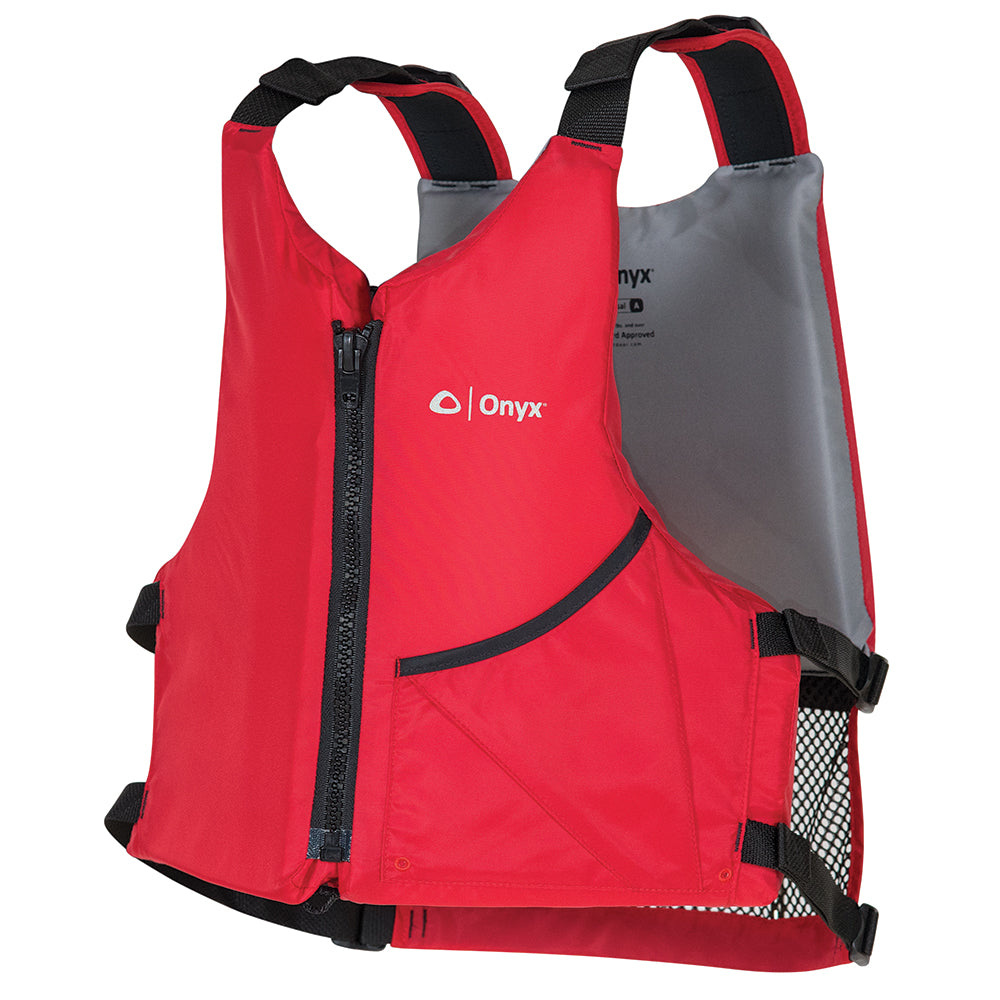 Onyx Universal Paddle Vest - Adult Universal - Red [121900-100-004-17] - Premium Life Vests from Onyx Outdoor - Just $47.99! 