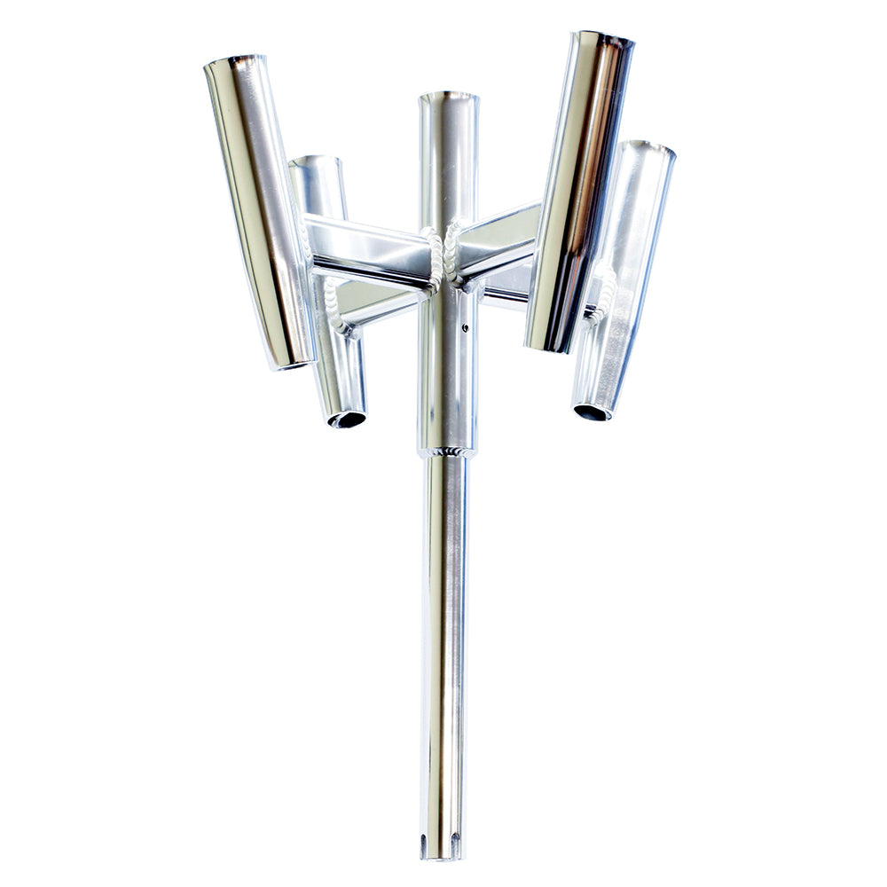 Tigress Five Banger Aluminum Rod Holder - Straight Butt [88157] - Premium Rod Holders from Tigress - Just $430.99! 