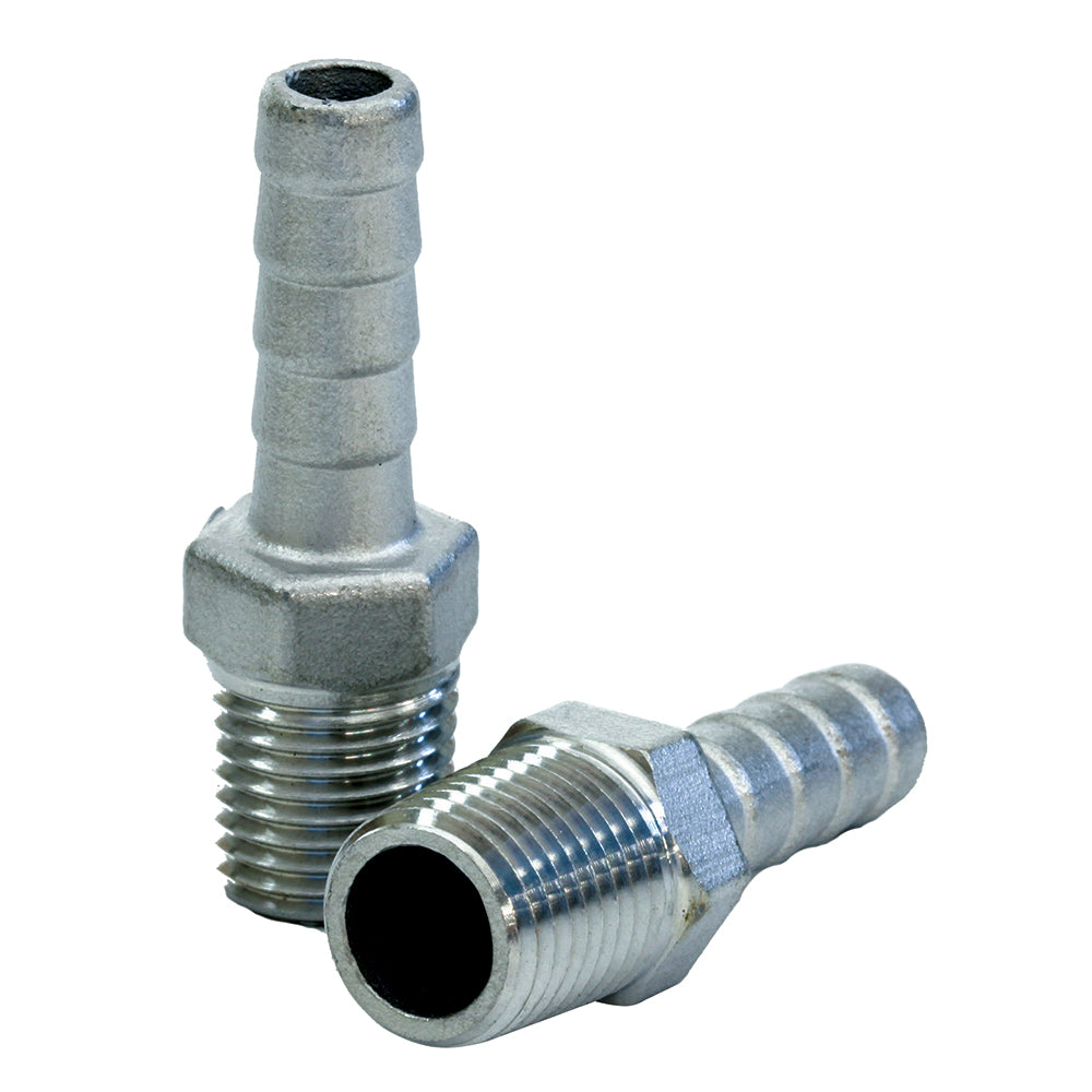 Tigress Stainless Steel Pipe to Hose Adapter - 1/4" IPS [77910] - Premium Rod Holder Accessories from Tigress - Just $13.99! 