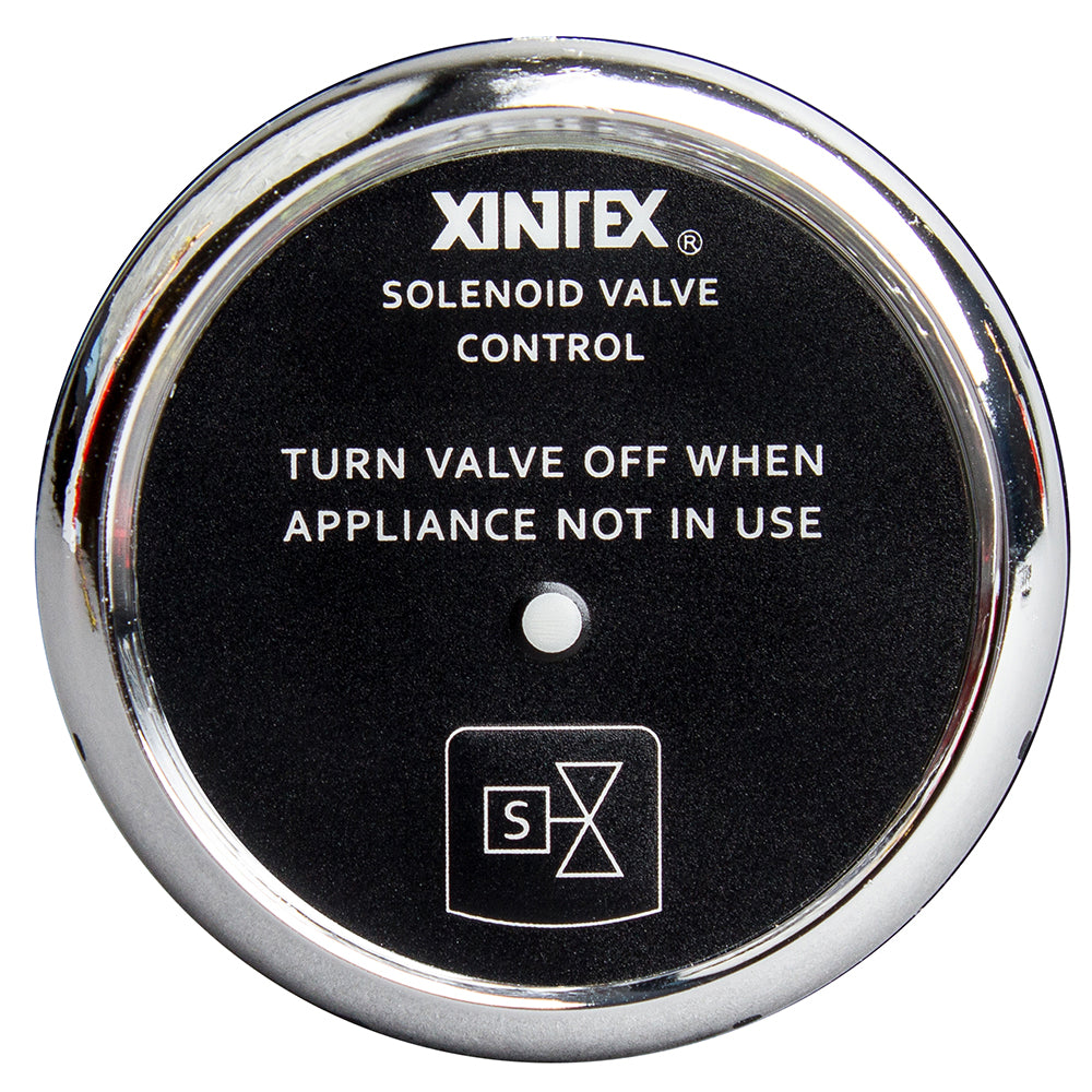 Fireboy-Xintex Propane Control  Solenoid Valve w/Chrome Bezel Display [C-1C-R] - Premium Fume Detectors from Fireboy-Xintex - Just $207.99! 