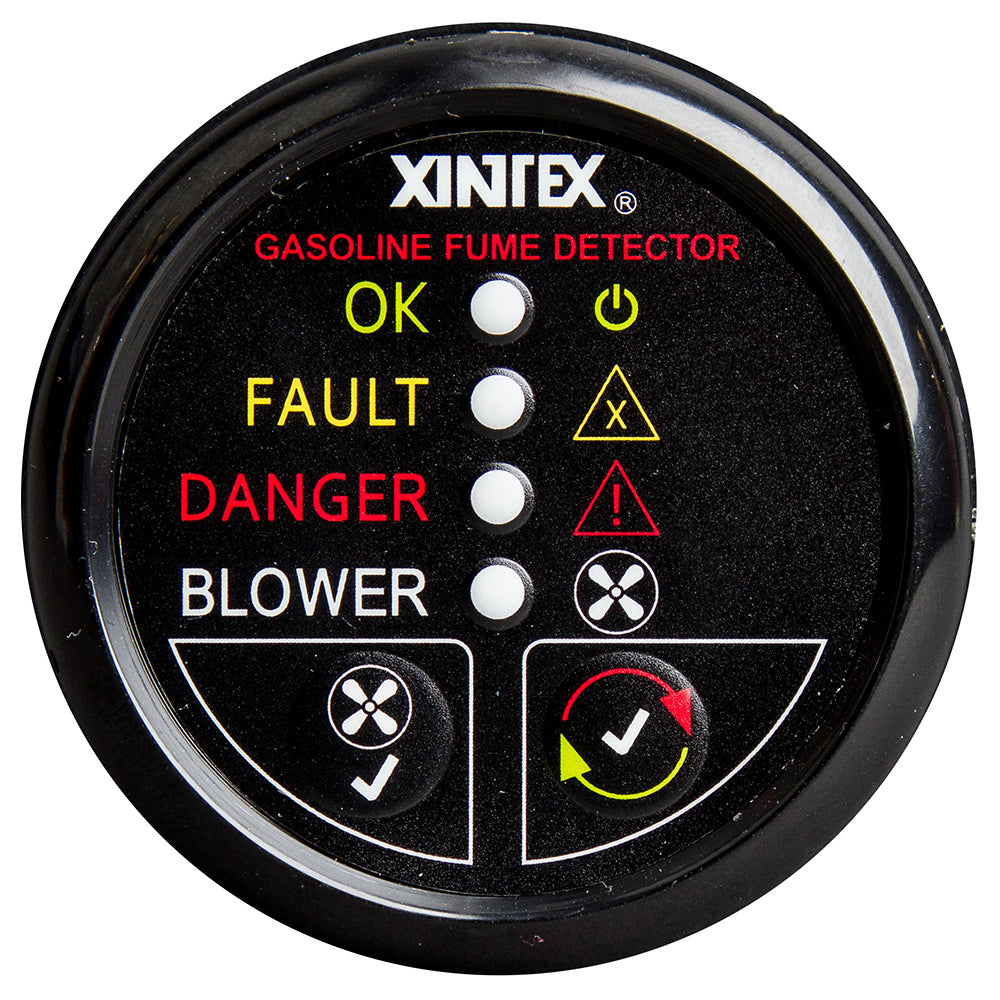 Fireboy-Xintex Gasoline Fume Detector w/Blower Control - Black Bezel - 12V [G-1BB-R] - Premium Fume Detectors from Fireboy-Xintex - Just $302.99! 