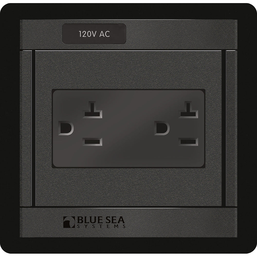 Blue Sea 1479 360 Panel - 120V AC DUal Outlet [1479] - Premium Electrical Panels from Blue Sea Systems - Just $80.99! 