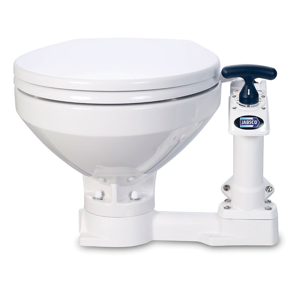 Jabsco Manual Marine Toilet - Regular Bowl w/Soft Close Lid [29120-5100] - Brand_Jabsco, Marine Plumbing & Ventilation, Marine Plumbing & Ventilation | Marine Sanitation - Jabsco - Marine Sanitation