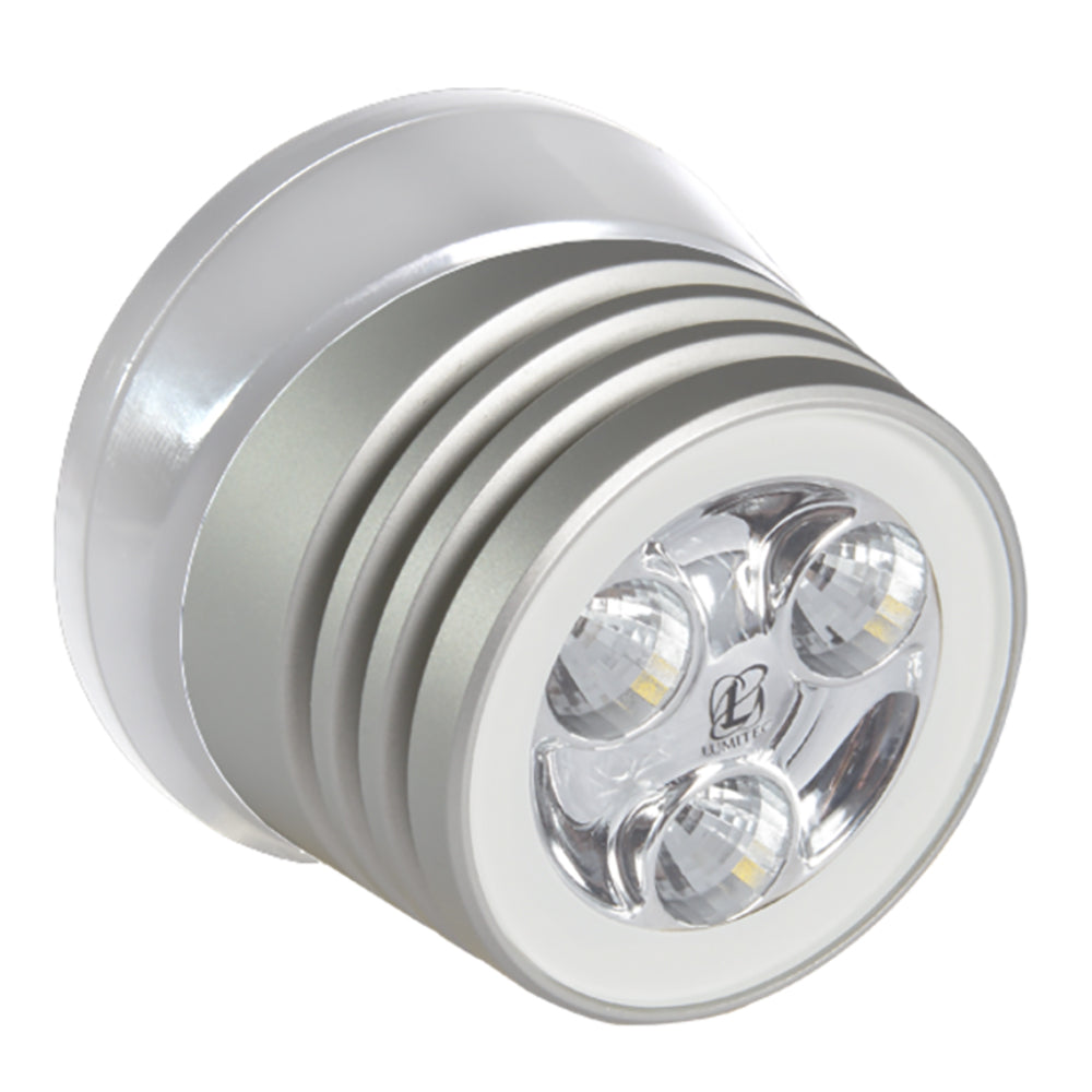Lumitec Zephyr LED Spreader/Deck Light - Brushed White Base - White Non-Dimming [101325] - 1st Class Eligible, Brand_Lumitec, Lighting, Lighting | Flood/Spreader Lights - Lumitec - Flood/Spreader Lights