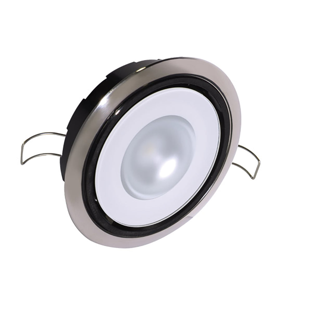 Lumitec Mirage Positionable Down Light - Spectrum RGBW Dimming - Polished Bezel [115117] - Premium Dome/Down Lights from Lumitec - Just $116.99! Shop now at Boat Gear Depot