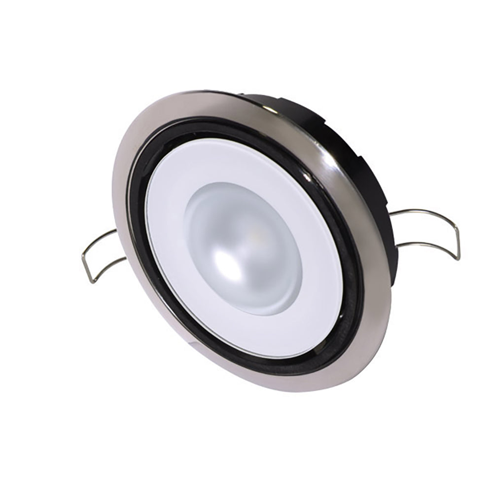 Lumitec Mirage Positionable Down Light - Spectrum RGBW Dimming - Polished Bezel [115117] - Premium Dome/Down Lights from Lumitec - Just $116.99! Shop now at Boat Gear Depot