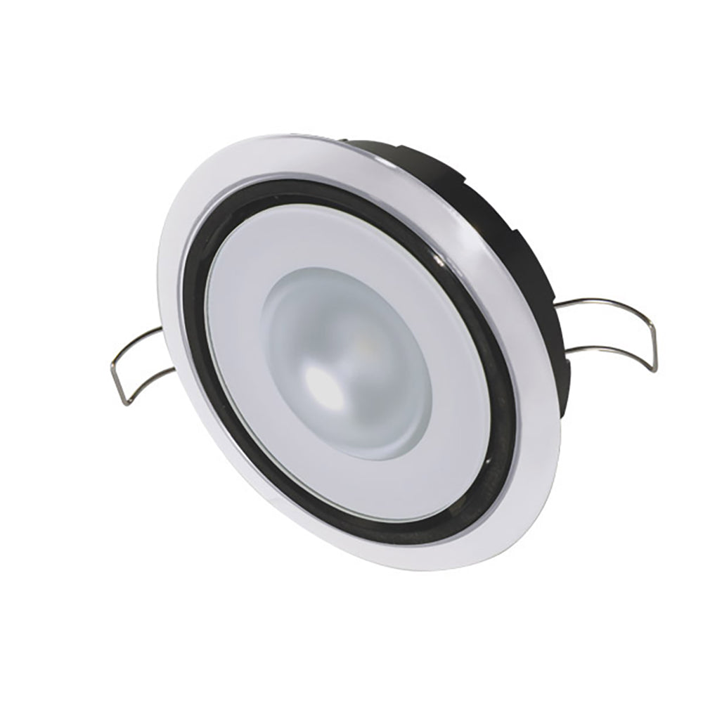 Lumitec Mirage Positionable Down Light - Spectrum RGBW Dimming - White Bezel [115127] - Premium Dome/Down Lights from Lumitec - Just $116.99! Shop now at Boat Gear Depot