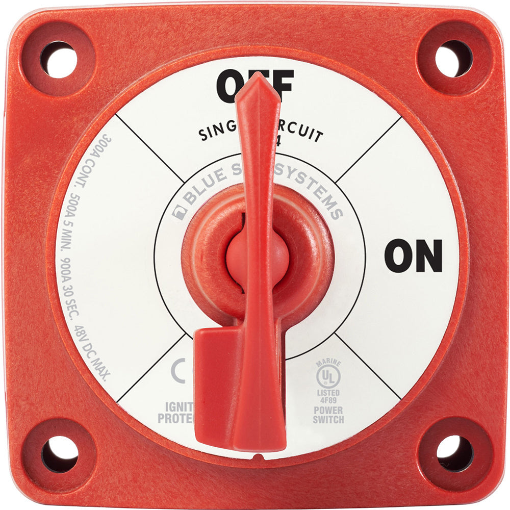 Blue Sea 6004 Single Circuit ON-OFF w/Locking Key - Red [6004] - Premium Battery Management from Blue Sea Systems - Just $30.99! 