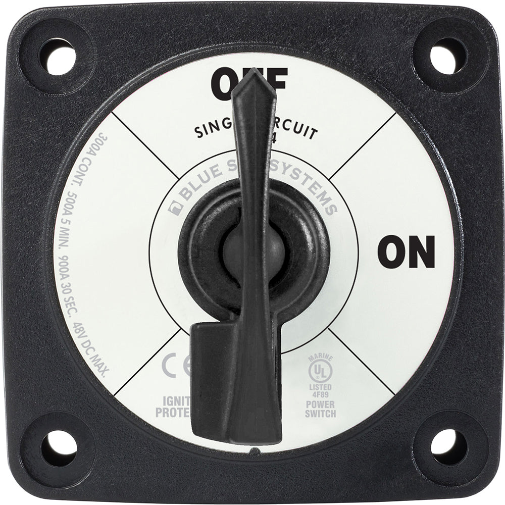 Blue Sea 6004200 Single Circuit ON-OFF w/Locking Key - Black [6004200] - Premium Battery Management from Blue Sea Systems - Just $30.99! 