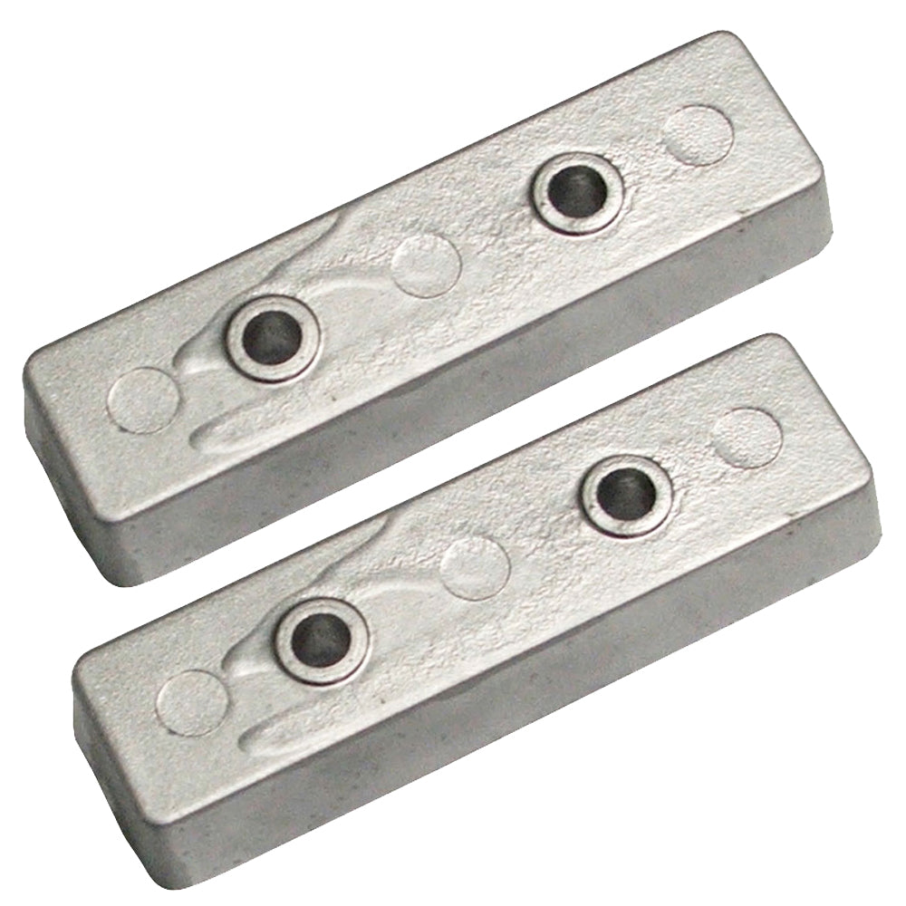 Tecnoseal TEC-BNT Bennett Trim Tab Anode - Zinc - Pair [TEC-BNT] - Premium Anodes from Tecnoseal - Just $14.99! 