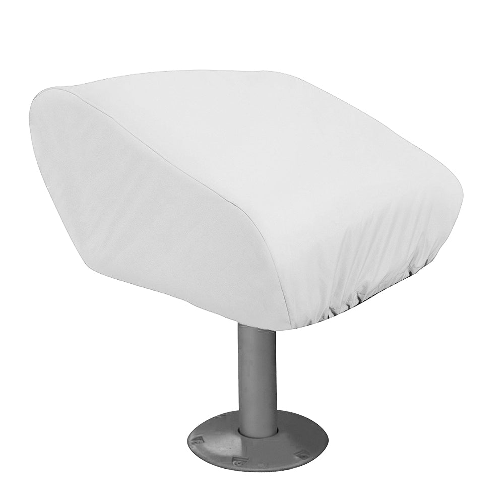 Taylor Made Folding Pedestal Boat Seat Cover - Vinyl White [40220] - Premium Winter Covers from Taylor Made - Just $23.99! 